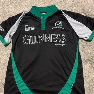 Guinness Black and Green Rugby Shirt